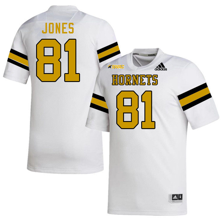 Alabama State Hornets #81 Jalen Jones College Football Jerseys Stitched Sale-White